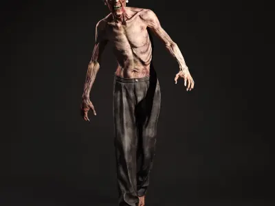 Zombie - Game Character 3D model