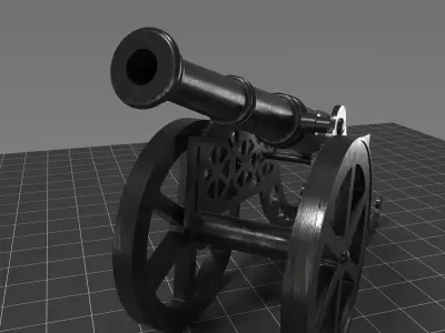 Cannon A-T 3D model