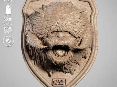 STAR WARS Wampa Wall 3D 3D print model