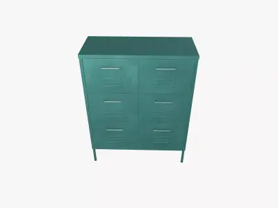 Office Cabinet Low-poly 3D model