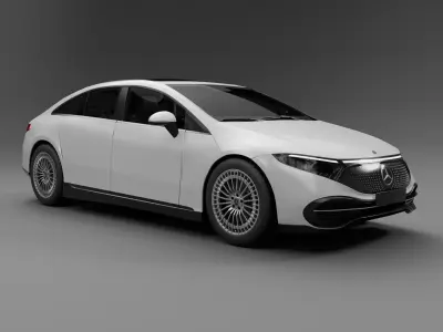 Mercedes Benz Eqs Free 3D model