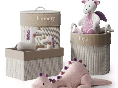 Kids Room Decor 109 3D model