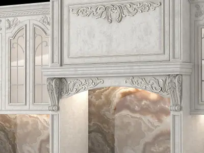 classical kitchen 3 3D model