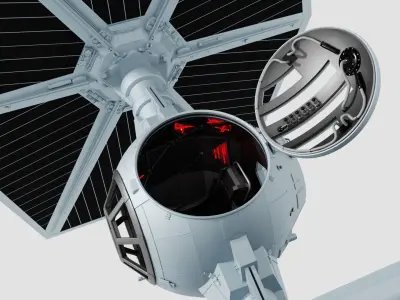 TIE fighter 3D model by TrainyMcTrainface