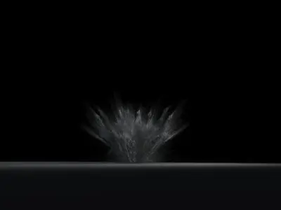 Artillery Grenade Explosion 3D  3D model