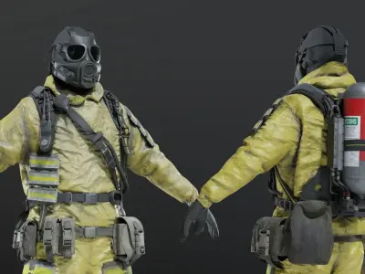 HAZMAT NBC Suit  3D model
