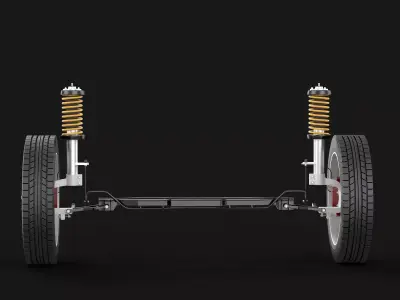 Rear FWD Suspension 3D model