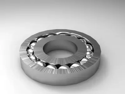 Bearing ball 3D model get