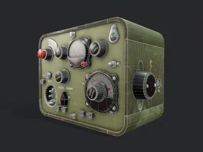 WWII Radiostation Sever - Tutorial Included 3D model