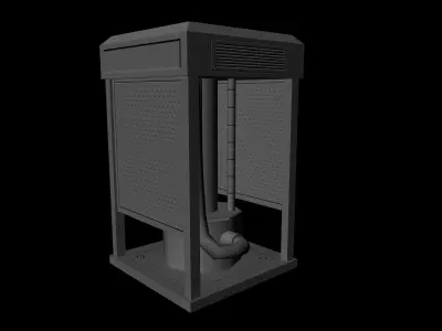 Sci-Fi Asset Low-poly 3D model 2