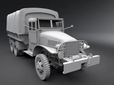 GMC CCKW Scale Model 3D print model