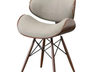Chair OSSA czarne 3D model