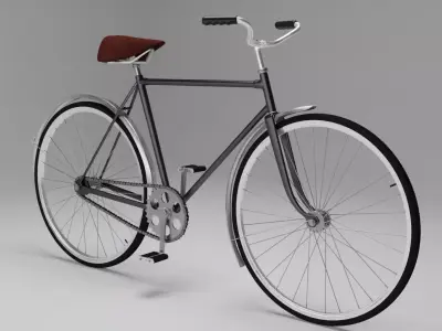 Bicycle Free 3D model 2