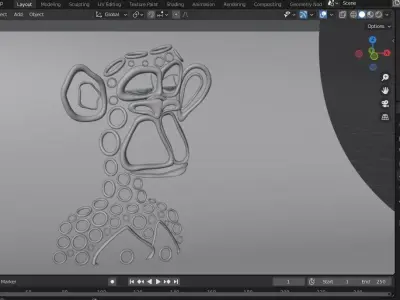 Bored Ape 3D model