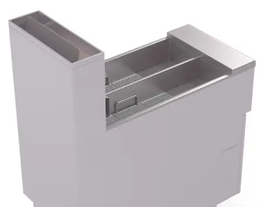 Anets Goldenfry Split Pot Fryer AGG14T 3D model purchase