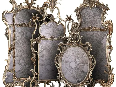 george 2 mirror set 3D model