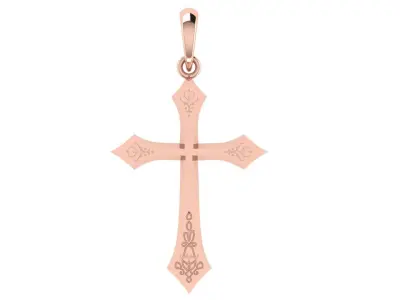 CROSS PENDANT CR164 3D print model