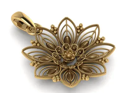 PRECIOUS ANTIQUE GOLD LOCKE3T SET 3D PRINTABLE MODEL 3D print model