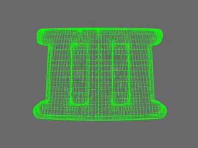 Space Knights V10B Standard Roman Numeral 03 Shoulder Symbols 3D print model