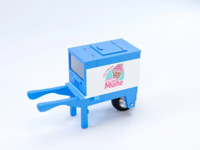 Carrito de Helados de Guatemala 3D model