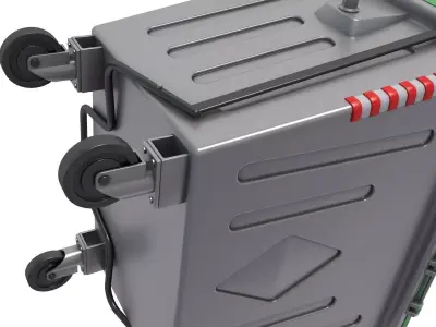 Trash Container 3D model purchase
