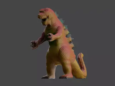 Dinosaur figurine toy 3D model