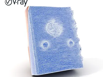 Antique Spellbook Model Pack Low-poly 3D model