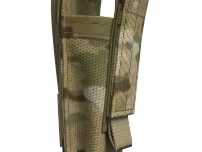 Tactical Pistol Mag Pouch - Marvelous Designer 3D model