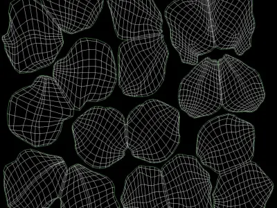 Rose Petals 3D model purchase