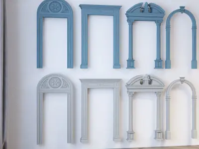 European-style components Phase 1 -001 Low-poly 3D model