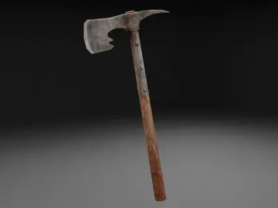 Medieval Axes Ancient Assassins creed Pack of 6 Low-poly 3D model