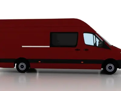Mercedes Benz Sprinter L4H3 2009 Crew Van EU 3D model