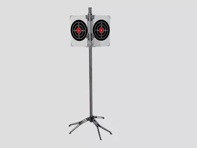 Spinning shooting target Low-poly 3D model