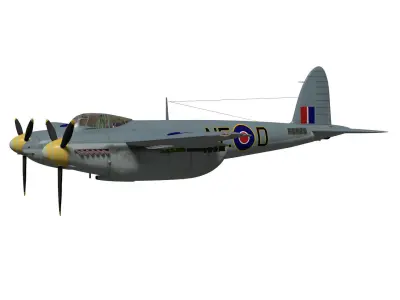 de Havilland DH98 Mosquito MkVI 3D model