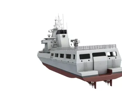 Arafura-class offshore patrol vessel 3D model