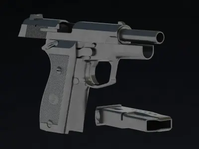 Daewoo K5 Low Poly Low-poly 3D model