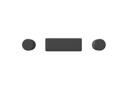 Morse Code R v1 001 Low-poly 3D model