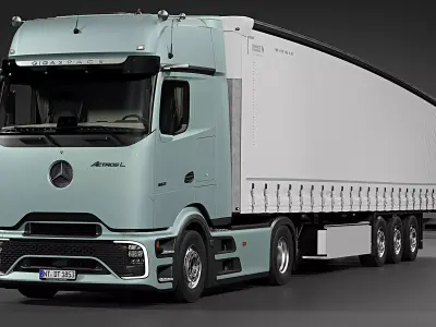 2025 Mercedes-Benz Actros L GigaSpace 3D model