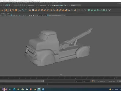 1956 COE pickup truck 3D Printing ready Model 3D print model