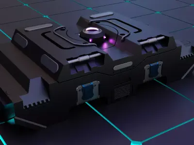 Sifi Crate Free 3D model