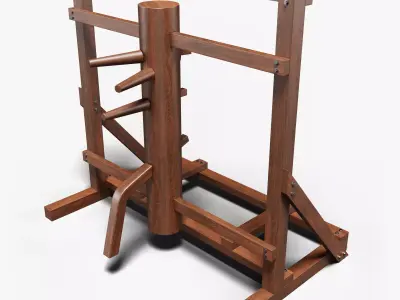 Wing Chun Wooden Dummy 3D model
