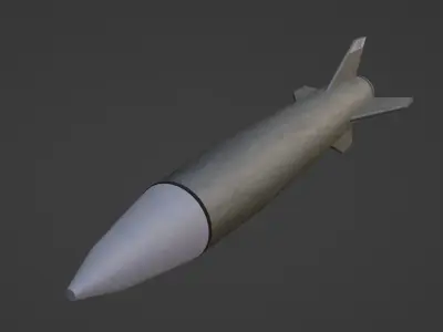 Military Missile 3D model buy