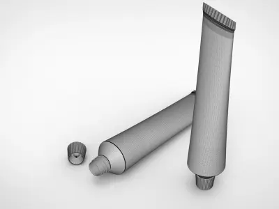 collapsible tube 3D model