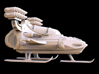 VEHICLE II - PRINTABLE MODEL 3D print model