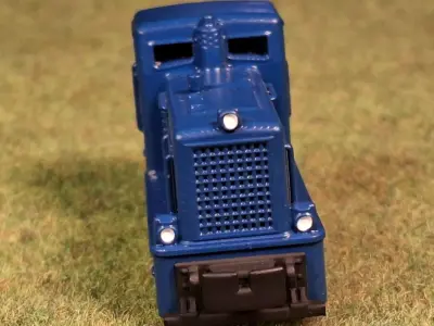 Diesel locomotive LKM V10C 1-87 H0e750mm resin 3D print model