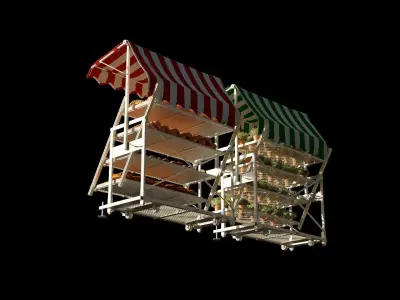 Carts 3D model
