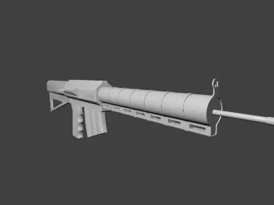 Generic Rifle - No textture 3D model