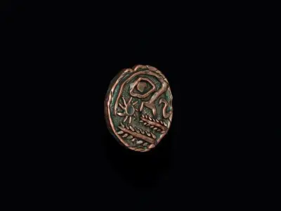 old coin v2 3D print model