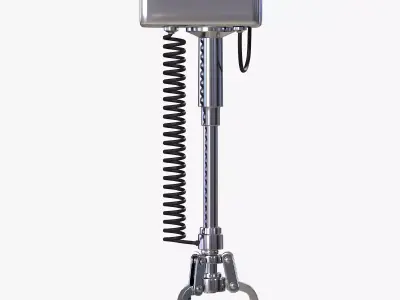 Metalic Claw Low-poly 3D model