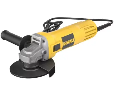 DeWalt Electric Angle Grinder Low-poly 3D model